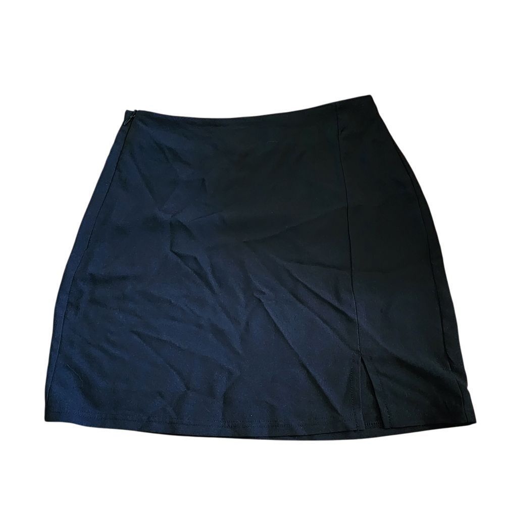 SHEIN Black Mini‎ Skirt A-Line Basic Office Work Casual Party